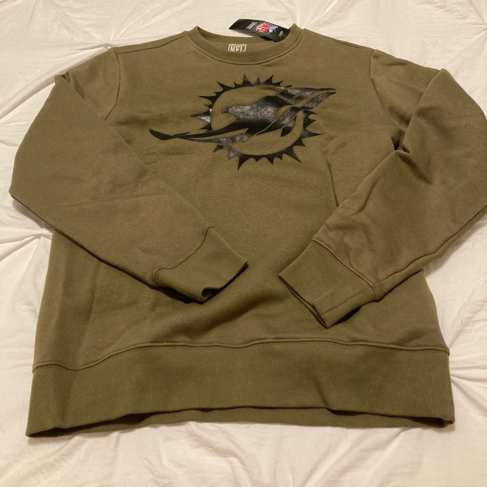 MENS MEDIUM MIAMI DOLPHINS SWEATER